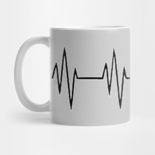 basketball heart Mug